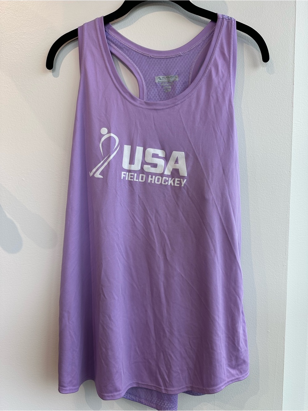 Augusta Sportswear Lavender USA Field Hockey Racerback Tank